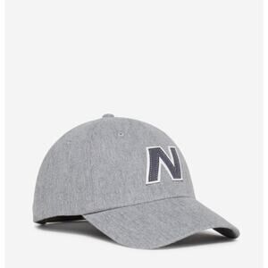 NEW New Balance Block N Snapback Hat Gray LAH21214‑AG Unisex OSFM